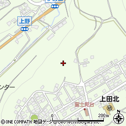 長野県上田市上野（富士見台）周辺の地図