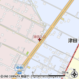 津田入口周辺の地図