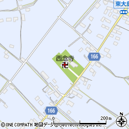 栃木県真岡市東大島1179周辺の地図