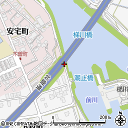 石川県小松市安宅町子周辺の地図