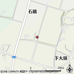 栃木県下野市下大領周辺の地図