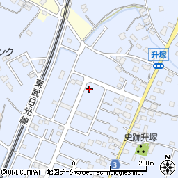栃木県栃木市都賀町升塚760-1周辺の地図