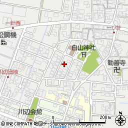 石川県小松市一針町（レ）周辺の地図