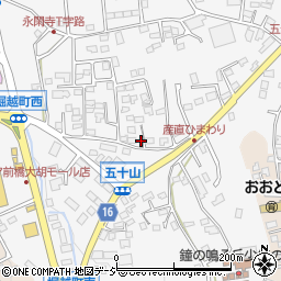 群馬県前橋市堀越町839-2周辺の地図