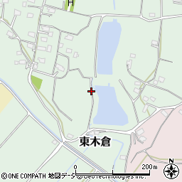 茨城県那珂市東木倉周辺の地図