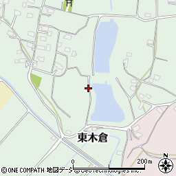 茨城県那珂市東木倉周辺の地図