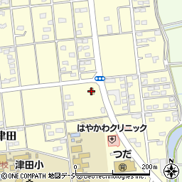 ファミリーマートひたちなか津田北店周辺の地図