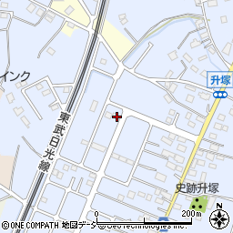 栃木県栃木市都賀町升塚764-3周辺の地図