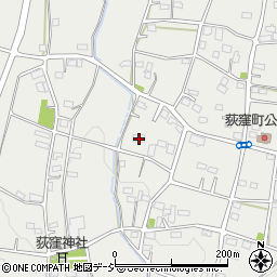 群馬県前橋市荻窪町158周辺の地図