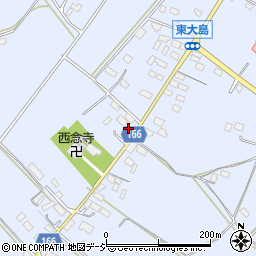 栃木県真岡市東大島1173-2周辺の地図