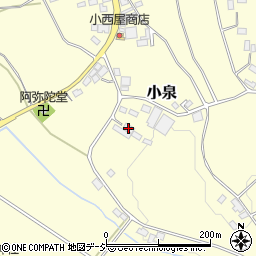 栃木県芳賀郡益子町小泉800周辺の地図