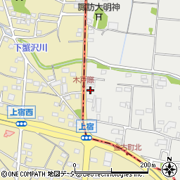 群馬県前橋市青梨子町1083-1周辺の地図