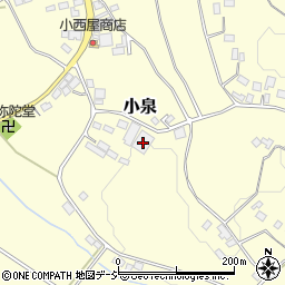栃木県芳賀郡益子町小泉789周辺の地図