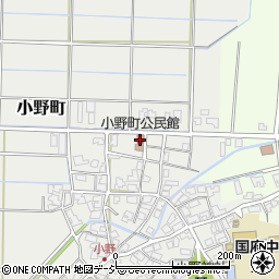 小野町公民館周辺の地図