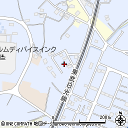 栃木県栃木市都賀町升塚198周辺の地図