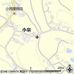 栃木県芳賀郡益子町小泉1011周辺の地図