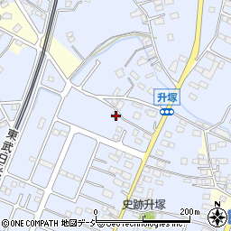 栃木県栃木市都賀町升塚115-1周辺の地図