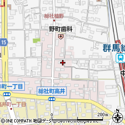 群馬県前橋市総社町高井50-8周辺の地図