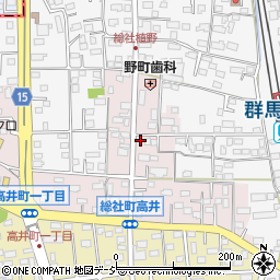 群馬県前橋市総社町高井50-4周辺の地図