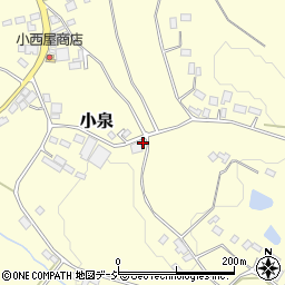 栃木県芳賀郡益子町小泉1011-1周辺の地図