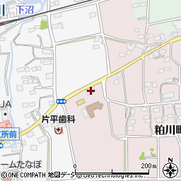 群馬県前橋市粕川町前皆戸194周辺の地図