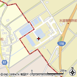 茨城県那珂市上河内周辺の地図