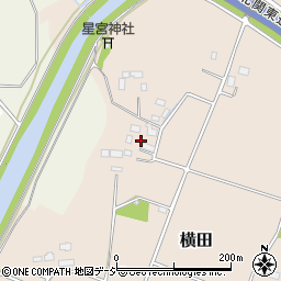 栃木県真岡市横田719周辺の地図