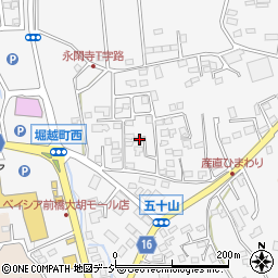 群馬県前橋市堀越町833周辺の地図