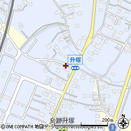 栃木県栃木市都賀町升塚93-1周辺の地図