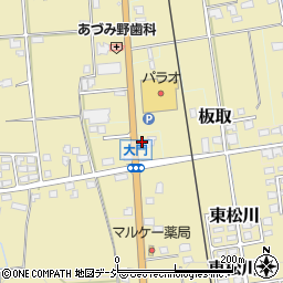 三菱商事エネルギー松川ＳＳ周辺の地図