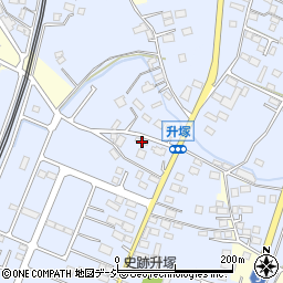 栃木県栃木市都賀町升塚92-2周辺の地図