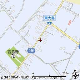 栃木県真岡市東大島610周辺の地図