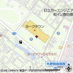 ブックエース勝田東石川店周辺の地図