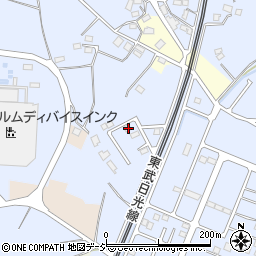 栃木県栃木市都賀町升塚223-8周辺の地図