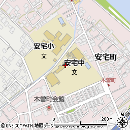 小松市立安宅中学校周辺の地図