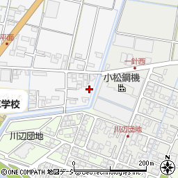 石川県小松市平面町乙周辺の地図