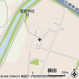 栃木県真岡市横田718周辺の地図
