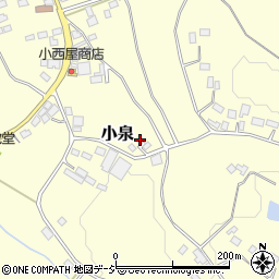 栃木県芳賀郡益子町小泉751周辺の地図