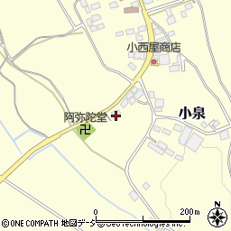 栃木県芳賀郡益子町小泉773周辺の地図