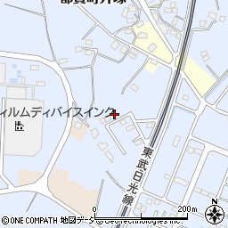 栃木県栃木市都賀町升塚223周辺の地図