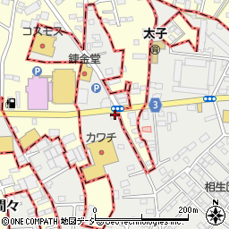 ドミノ・ピザ　桐生店周辺の地図