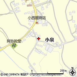 栃木県芳賀郡益子町小泉760周辺の地図