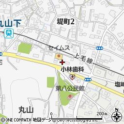 群馬県桐生市堤町周辺の地図