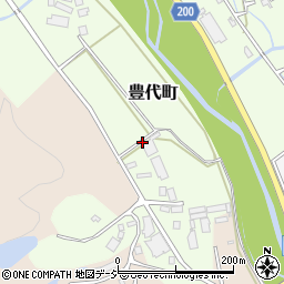 飯塚産業株式会社　豊代第一工場周辺の地図