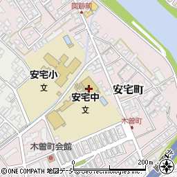 石川県小松市安宅町周辺の地図