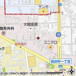 群馬県前橋市総社町高井94周辺の地図