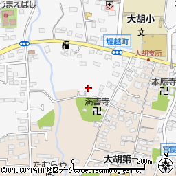 群馬県前橋市堀越町1056-1周辺の地図