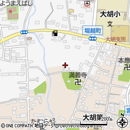 群馬県前橋市堀越町1056-7周辺の地図