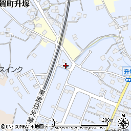 栃木県栃木市都賀町升塚214周辺の地図
