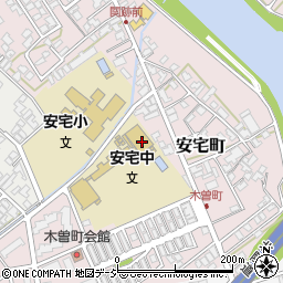安宅公民館周辺の地図